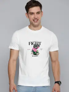 Enciger Men Printed Applique T-shirt