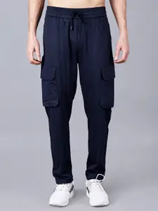 Fort Collins Men Cotton Relaxed-Fit Anti Odour Mid Rise Cargo Track Pant