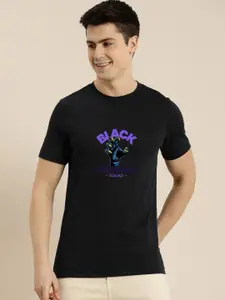 Enciger Men Printed Applique T-shirt