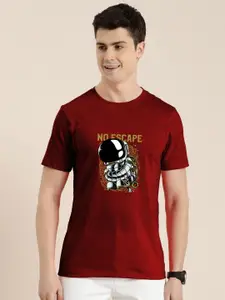 Enciger Men Printed Applique T-shirt