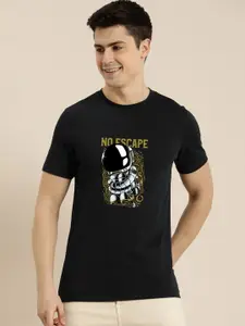 Enciger Men Printed Applique T-shirt