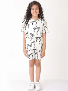 Anthrilo kids Printed T-shirt Shorts Clothing Set Clothing Set