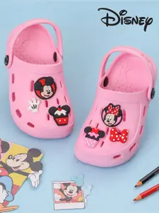 Yellow Bee Girls Disney Mickey & Minnie Mouse Clogs Flip-Flops