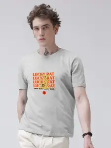 Enciger Men Printed Applique T-shirt