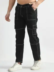 LINARIA Men Classic Slim Fit Mid-Rise Jeans