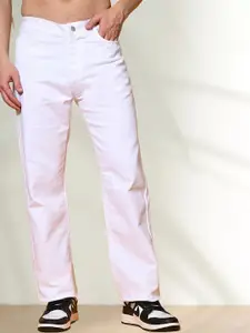 LINARIA Men Classic Mid-Rise Relaxed Fit Stretchable Jeans