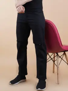 LINARIA Men Classic Relaxed Fit Slash Knee Jeans