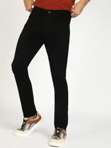 LINARIA Men Classic Slim Fit Mid-Rise Jeans