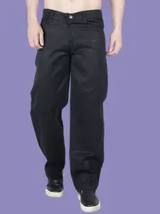 LINARIA Men Classic Relaxed Fit Low-Rise Stretchable Jeans