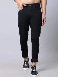 LINARIA Men Classic Regular Fit Mid-Rise Stretchable Jeans