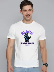 Enciger Men Printed Applique T-shirt