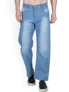 LINARIA Men Classic Mid-Rise Clean Look Straight Fit Light Fade Jeans