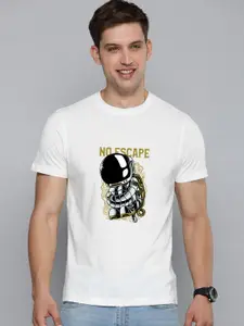 Enciger Men Printed Applique T-shirt