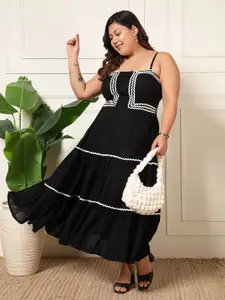 DEEBACO Fit & Flare Midi Dress