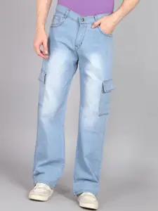 LINARIA Men Classic Boyfriend Fit Mildly Distressed Heavy Fade Jeans