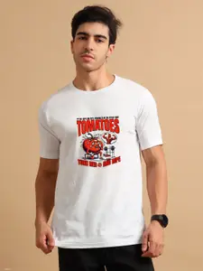Enciger Men Printed Applique T-shirt