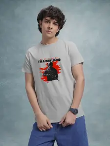 Enciger Men Printed Applique T-shirt