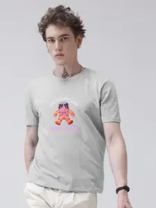 Enciger Men Printed Applique T-shirt