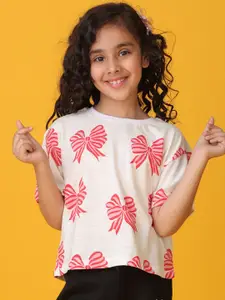 Anthrilo Girls Printed T-shirt