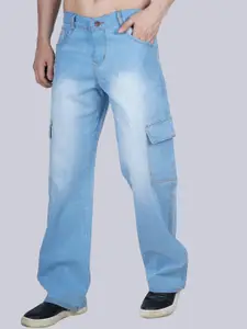 LINARIA Men Classic Boyfriend Fit Heavy Fade Jeans