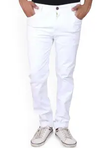 LINARIA Men Classic Slim Fit Mid-Rise Jeans