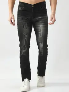 LINARIA Men Classic Slim Fit Mid-Rise Jeans