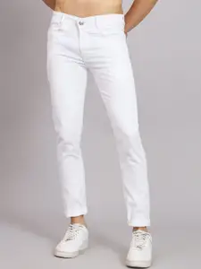 LINARIA Men Cotton Classic Regular Fit Mid-Rise Clean Look Stretchable Jeans