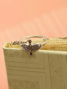 LeCalla 925 Celtic Knot Cross Heart Eternity Wedding Finger Rings