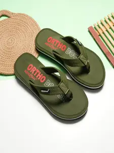 ASHUMAN Women Printed Thong Flip-Flops