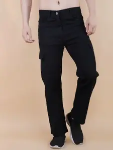 LINARIA Men Classic Boyfriend Fit Stretchable Cargo Styles Jeans