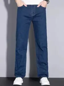 LINARIA Men Classic Relaxed Fit Low Distress Jeans