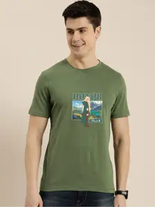 Enciger Men Printed Pockets T-shirt