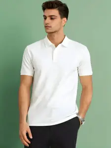 Moda Rapido Men Solid Polo Collar T-shirt