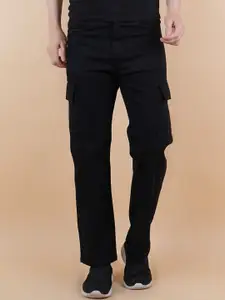 LINARIA Men Classic Regular Fit Cotton Cargo Styles Jeans