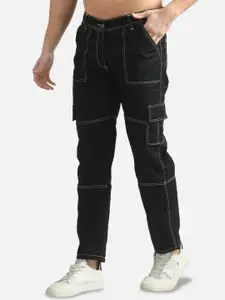 LINARIA Men Cotton Classic Clean Look Cargo Styles Jeans