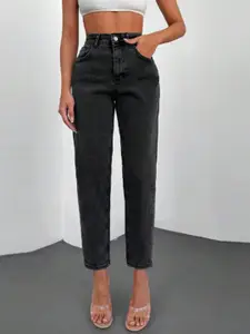 BAESD Women Cotton Mid-Rise Stretchable Jeans