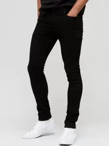 LINARIA Men Classic Mid-Rise Slim Fit Clean Look Jeans