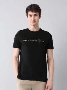 U.S. Polo Assn. Denim Co. Men Brand Logo Printed T-shirt