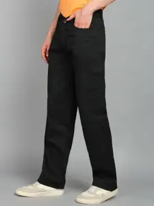 LINARIA Men Classic Cotton Low-Rise Boyfriend Fit Cargo Styles Jeans