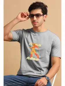 Enciger Men Printed Applique T-shirt