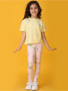 Anthrilo kids Girls T-shirt Leggings Clothing Set