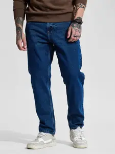 Snitch Men Pure Cotton Mid-Rise Jeans
