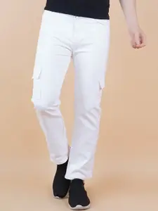 LINARIA Men Classic Regular Fit Stretchable Cargo Styles Jeans