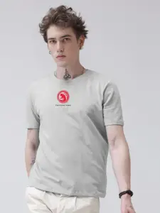 Enciger Men Printed Applique T-shirt