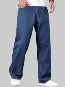 LINARIA Men Classic Relaxed Fit Low Distress Jeans