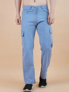 Linaria Men Classic Relaxed Fit Mid Rise Clean Look Jeans