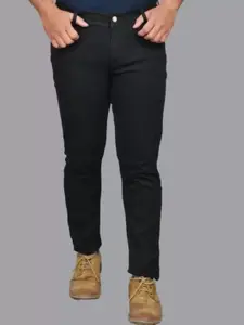 LINARIA Men Classic Tapered Fit Clean Look Cotton Jeans