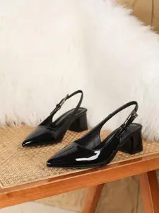 PURPLEHUNT Women Block Pumps