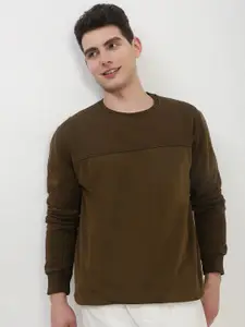 SHOWOFF Men Cotton Round Neck Sweatshirt
