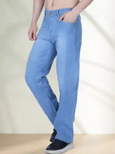 LINARIA Men Classic Relaxed Fit Light Fade Cotton Jeans